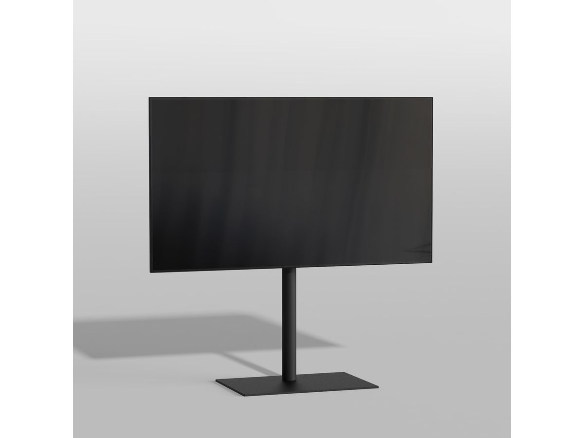 SQUARE100B01 - TV-Ständer SQUARE, Schwarz, 1m, 75-400