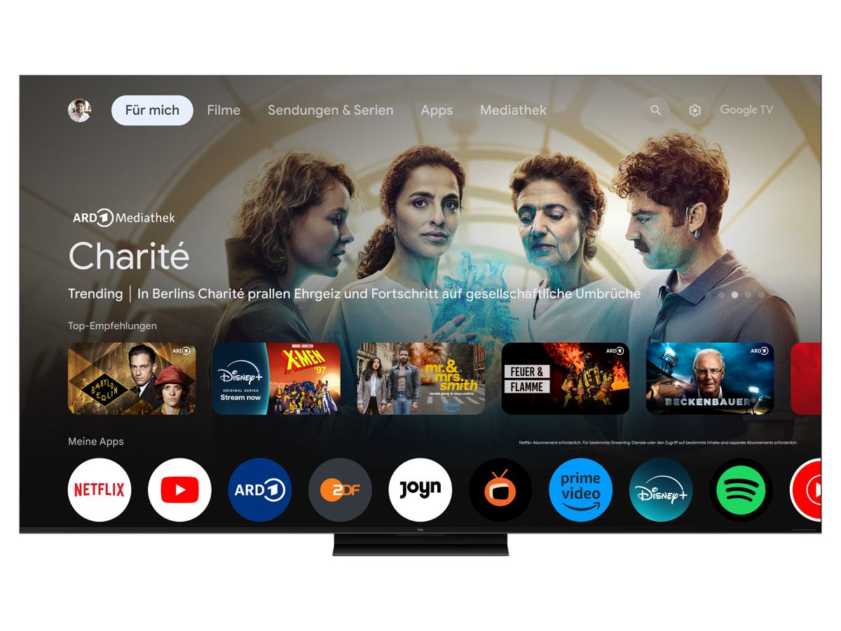 85C7K - 85 Zoll,4K,MiniLED,144Hz,B&O,GoogleTV