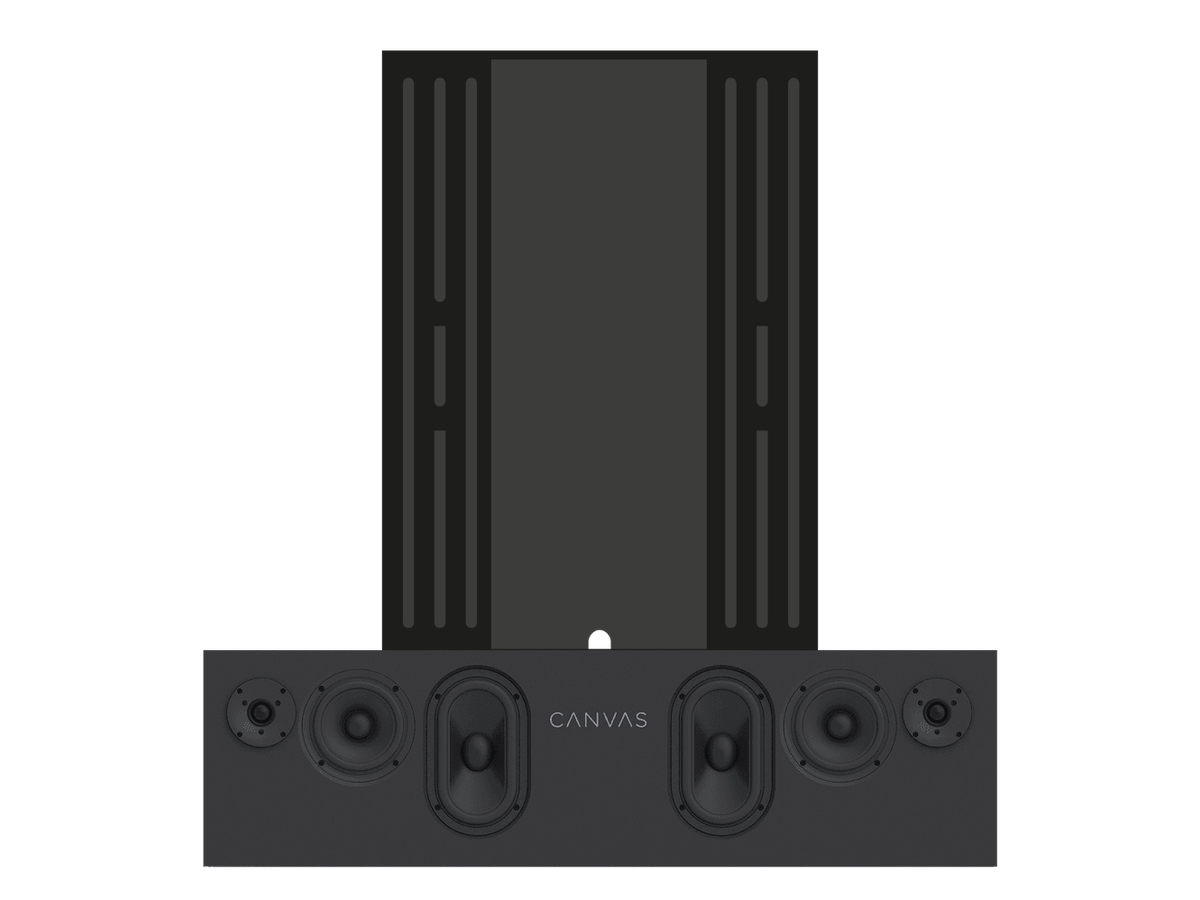 Bracket 83/85" - Canvas TV-Halter einzeln (94x67x6cm)