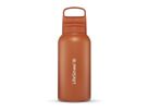Go, Wasser Filter, 1 Liter, Edelstahl - Kyoto Orange