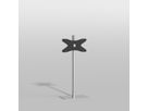 TILE100S42 - TV-Ständer TILE, Edelstahl, 1m, 400x200