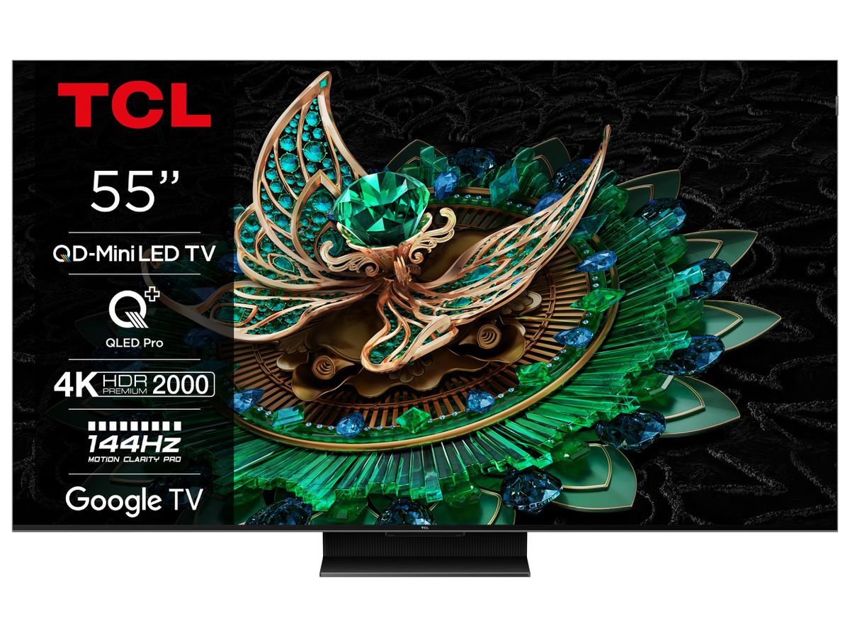 55C765 - 55 Zoll,QD-MiniLED,DV IQ,144Hz,2.1 sound