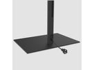 CAV-P150B - Colonne 60mm acier noir, hauteur 150 cm