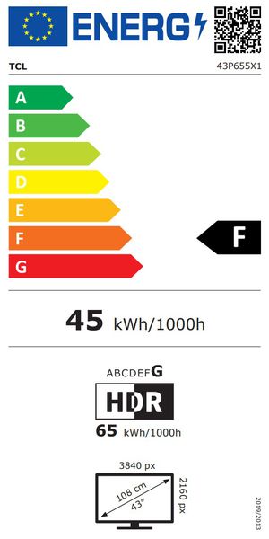 Energy label 252465