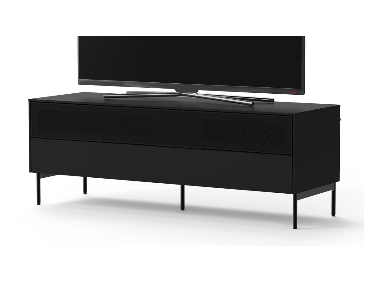 THN120-BLK - Schwarz, Perforation und Fuss schwarz