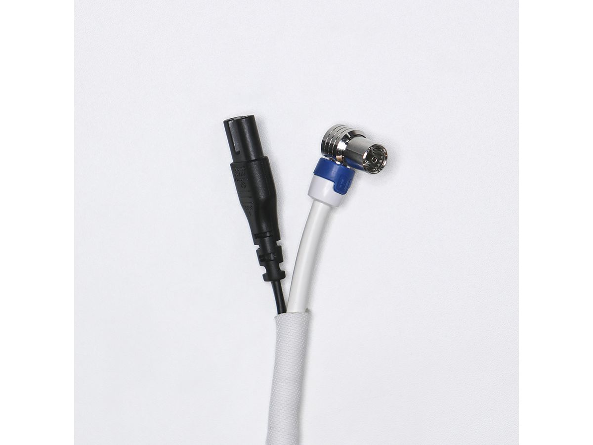 CAV-SW1030W Weiss - Kabelstrumpf "self wrapping" 10mm - 3m