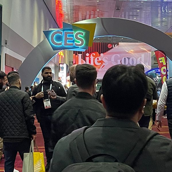 CES Las Vegas Eingang vor Ort