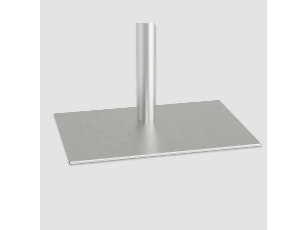 CAV-SQUARE-S - Base acier inox 60x45 cm