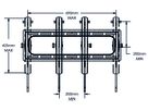VODLT1-B2 - Neigbarer Wandhalter Schwarz
