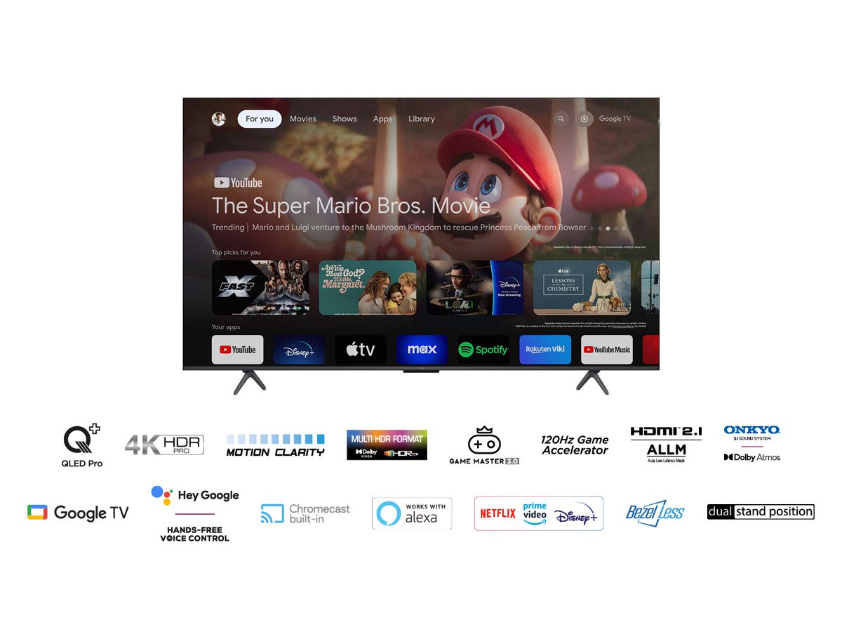 65C655 - 65 inch,4K,QLED,GoogleTV,LED Direct