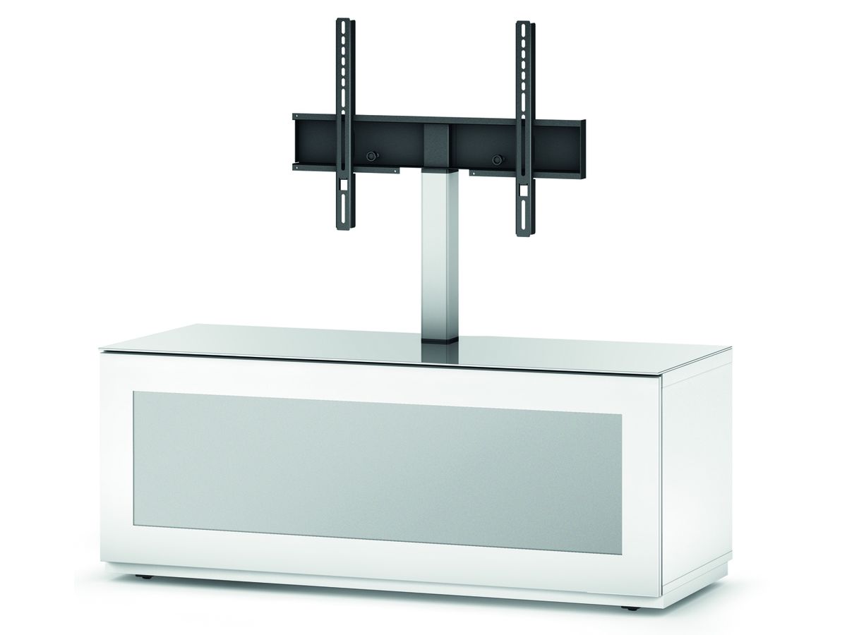 STA111I - Weiss, Klappe IR-Glas Weiss, Sockel