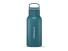 Go, Wasser Filter, 1 Liter, Edelstahl - Laguna Teal