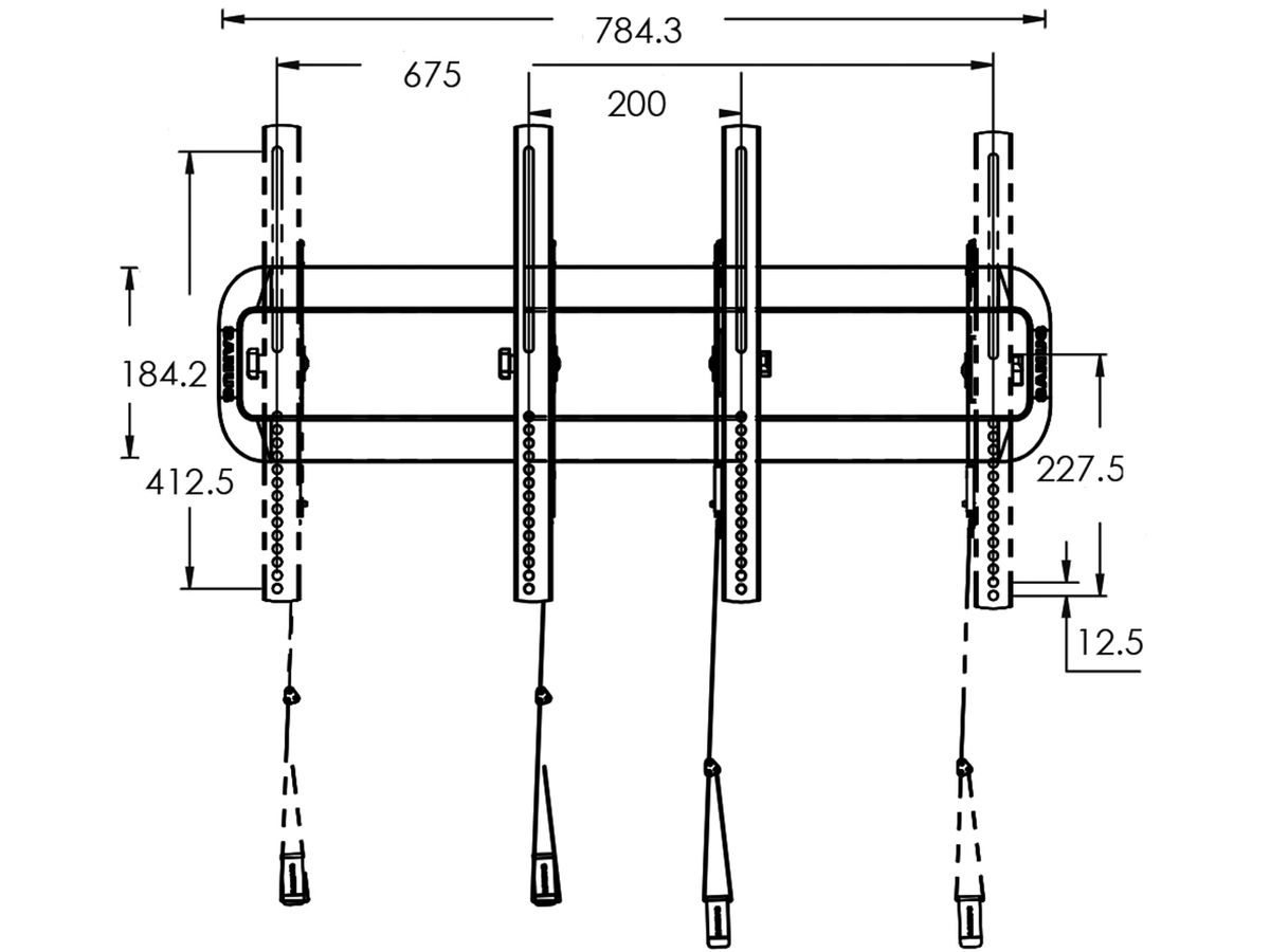 VLT5-B2 - Premium Neigbare Halterung