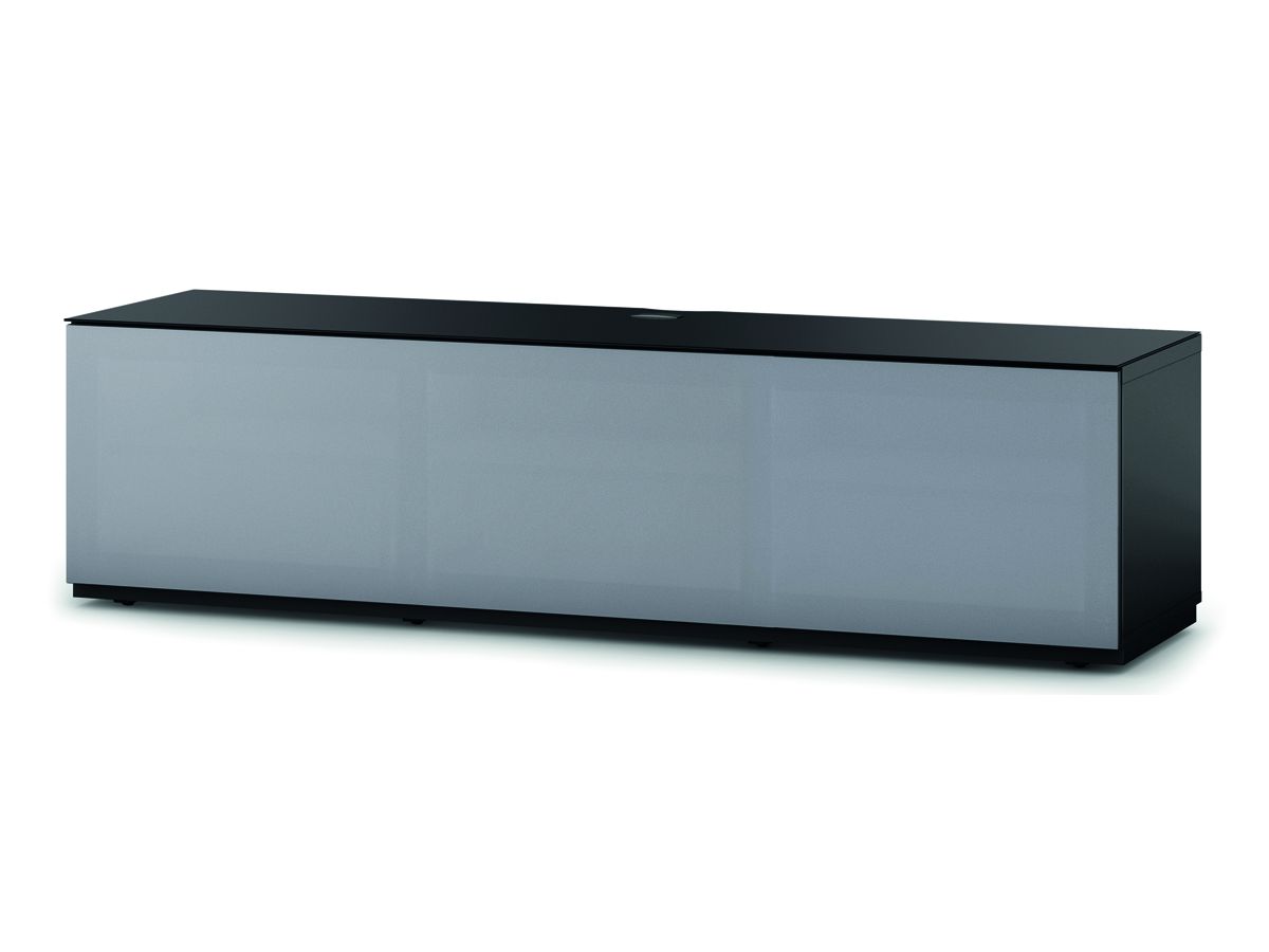 STA260T - Noir, tissu gris, socle