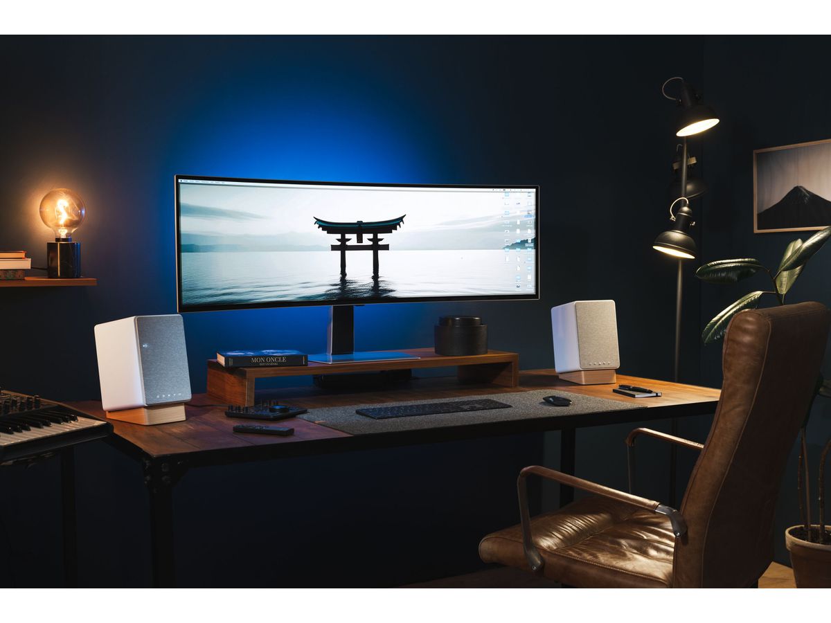 GX-30ARC - weiss, aktive Desktop-Lautsprecher
