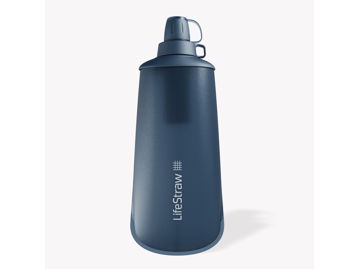 Squeeze Bottle 1L - Wasserfilter, mountain blue