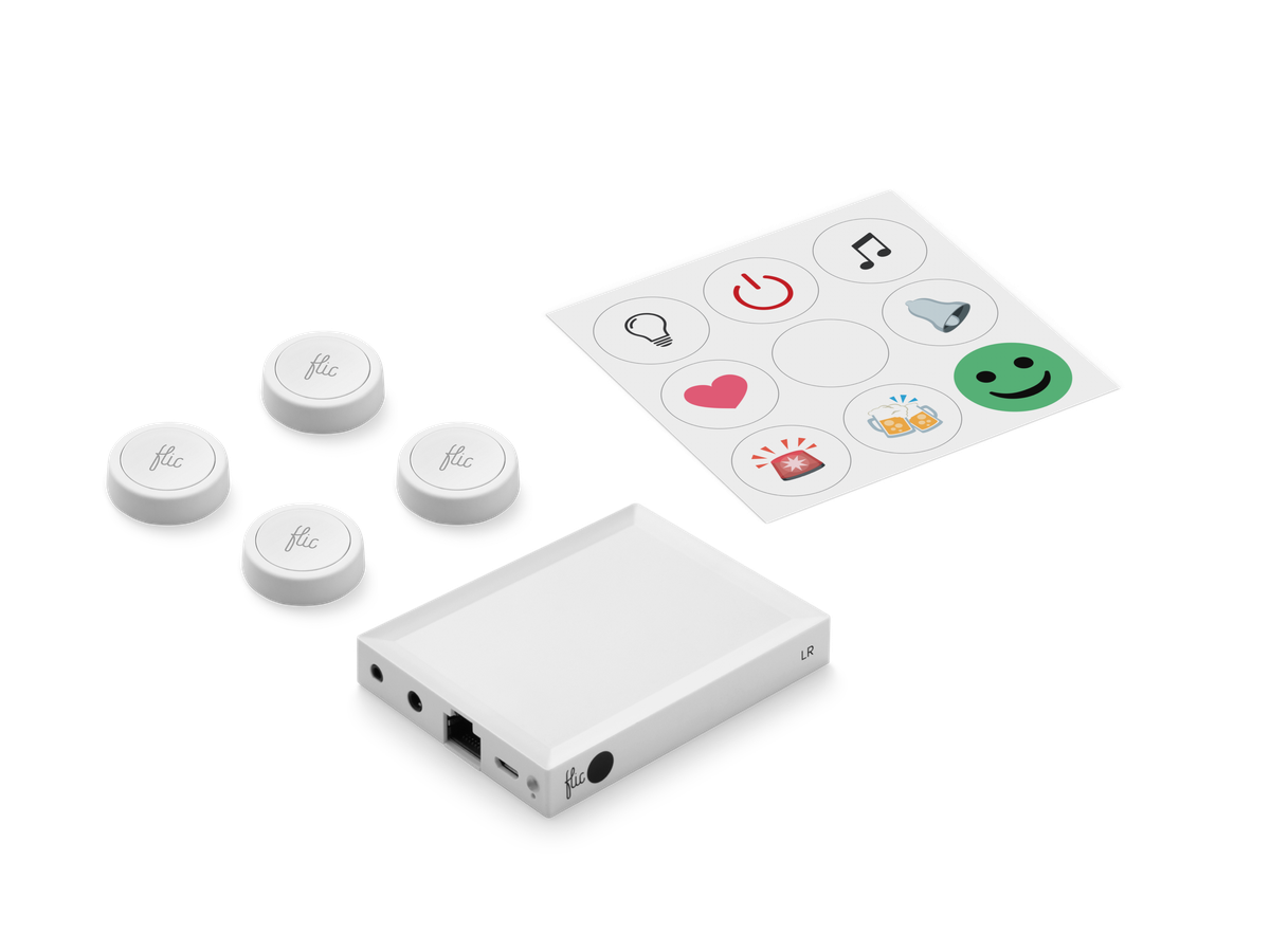 flic 2 Starter Kit - Starter Pack 1 Hub + 4 flic 2 Button