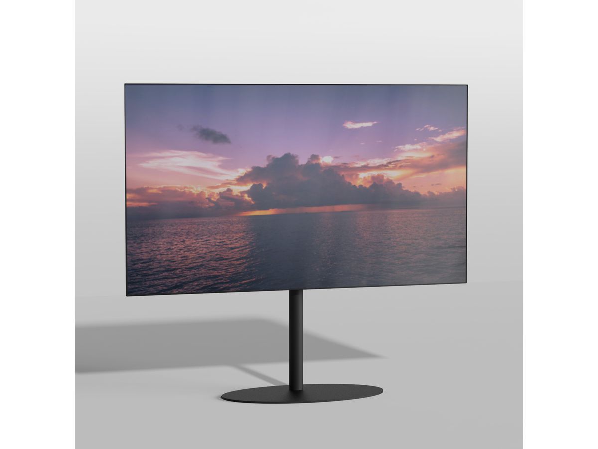 ELLIPS100B01 - TV-Ständer ELLIPS, Schwarz,1m, 75x400