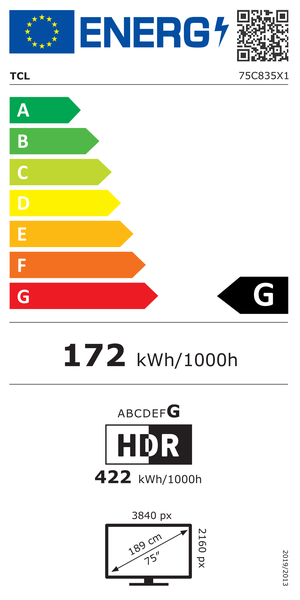 Energy label 251898