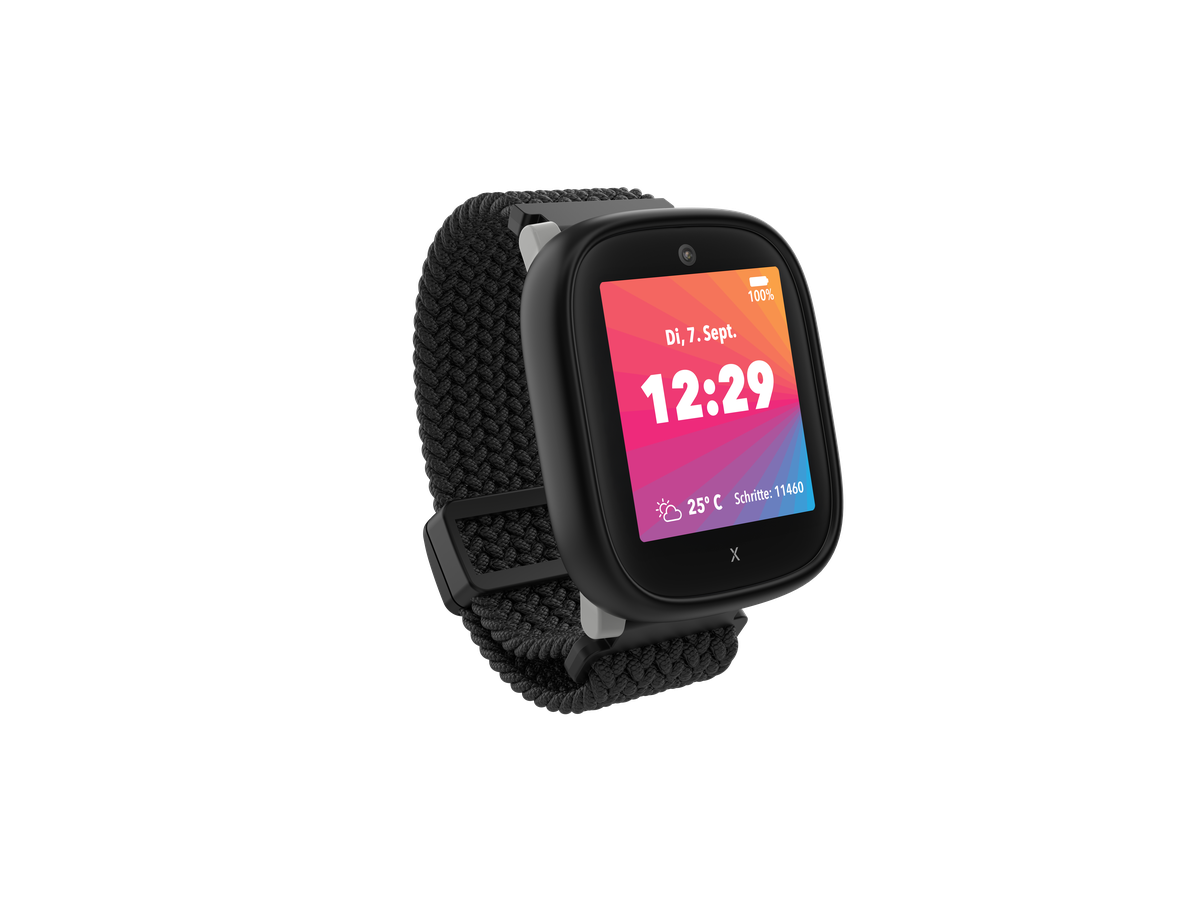 X6 2nd Gen Nano SIM - Kids-Smartwatch schwarz