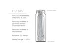 Compact Gravity Water Filter  3L - Dark Gray