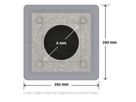 Klipsch Swiss - Einbaugehäuse Beton L - Lochmass 250mm,