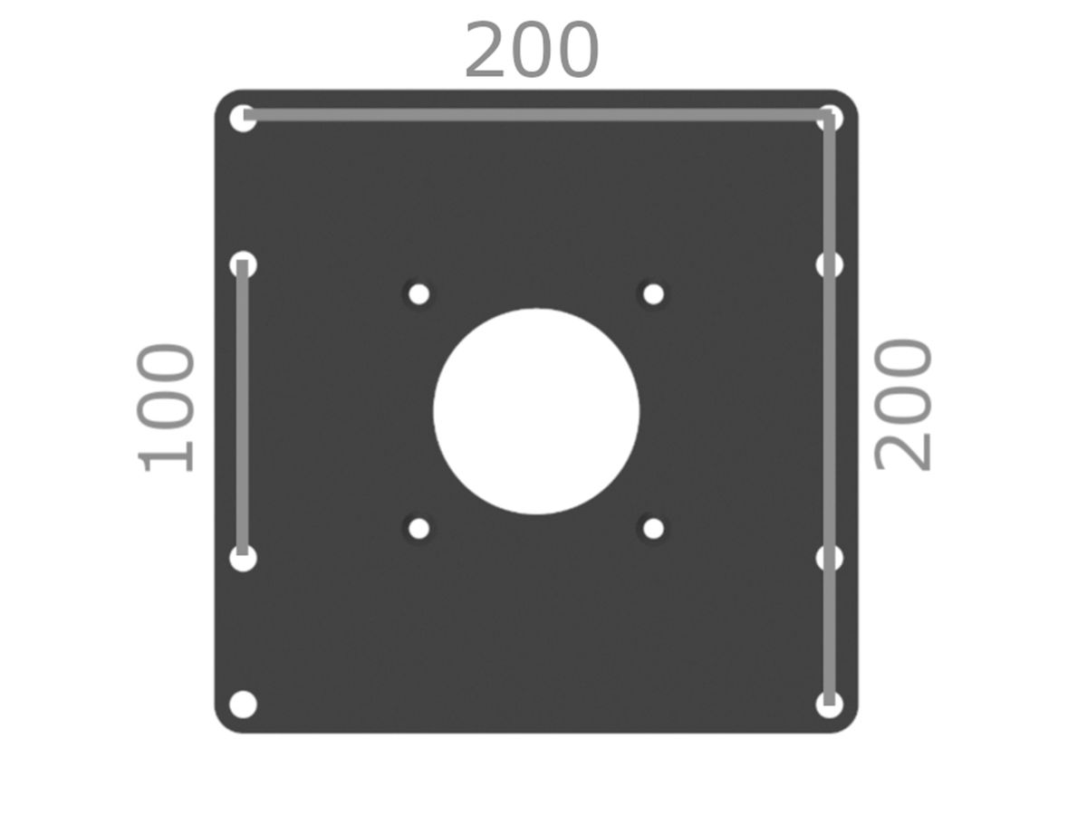 CAV-V22 - Plaque de montage pour Cavus