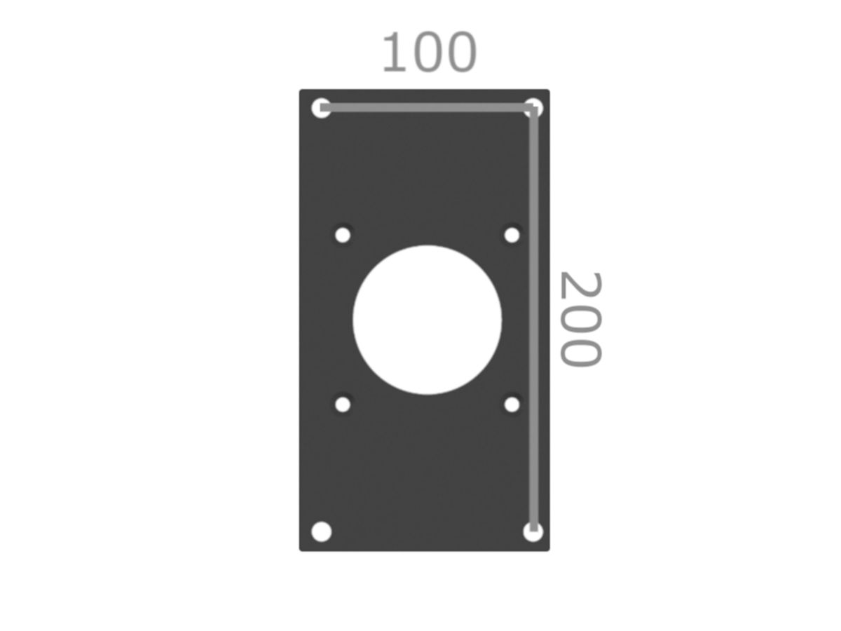 CAV-V21 - Plaque de montage pour Cavus