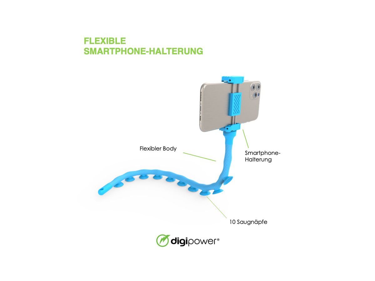 EU-DP-SCH-BL - Support pour smartphone, bleu clair