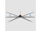 TRIANGLE120B01 - TV-Ständer Eiche, Vesa 75x75 - 400x400