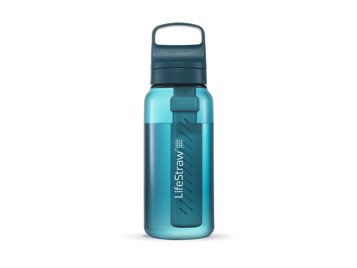 Go, Wasser Filter, 1 Liter - Laguna Teal