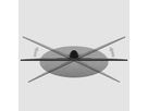 CAV-ORBIT-S - Bodenplatte Oval Edelstahl, 98x45 cm