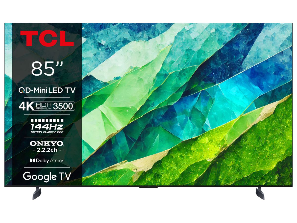 85C855 - 85 Zoll, 4K UHD, MiniLED, GoogleTV, 144H