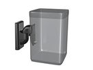Wandhalter Paar zu Sonos ONE, PLAY:1 & 3 - schwarz