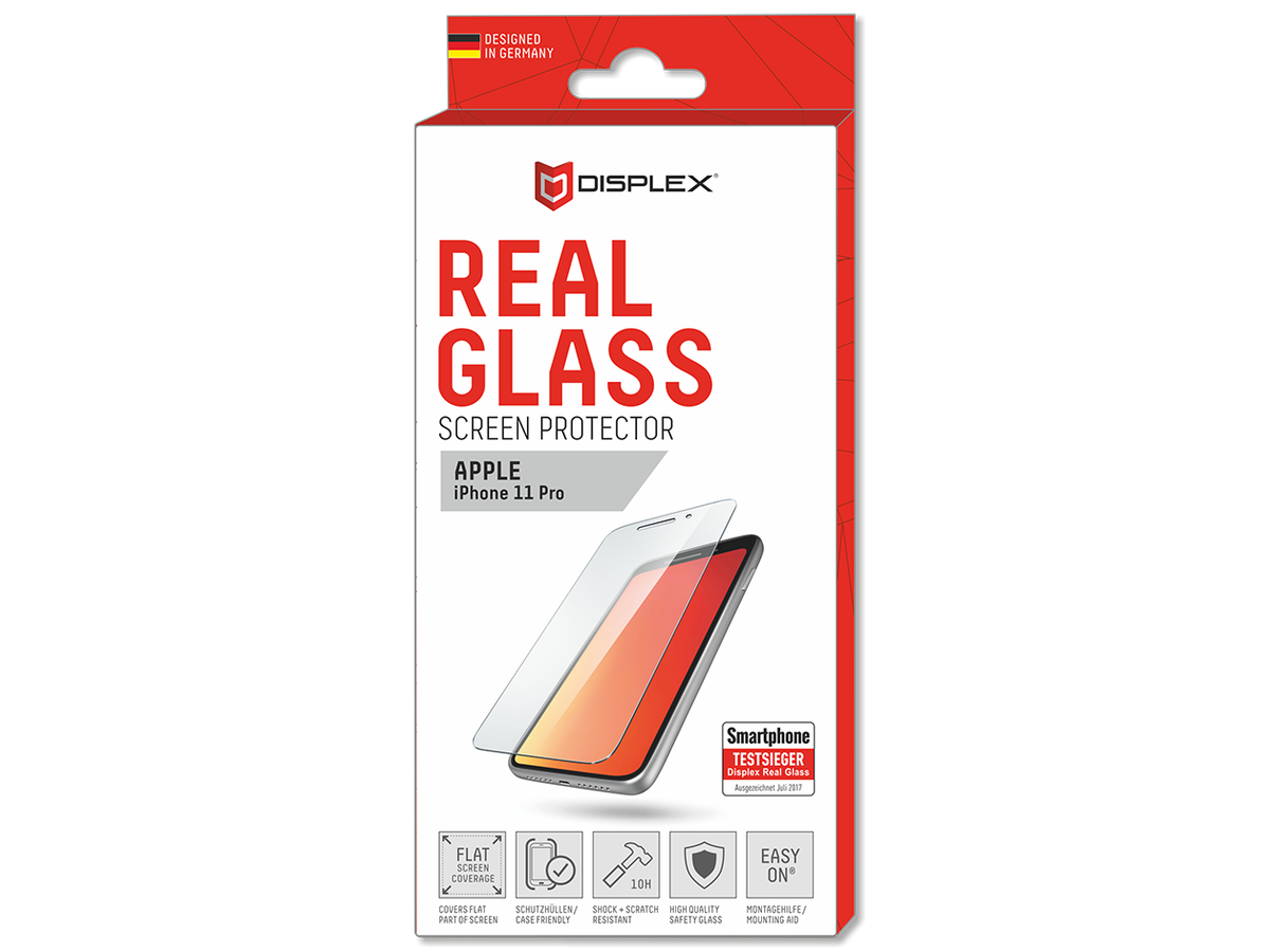 Real Glass 2D - iPhone X/Xs/11 Pro