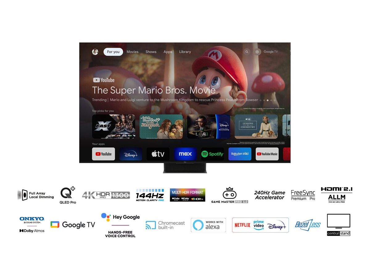85C745 - 85 Zoll, 4K UHD, QLED, GoogleTV, 144Hz