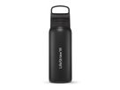 Go, Wasser Filter, 710 ml, Edelstahl - Black