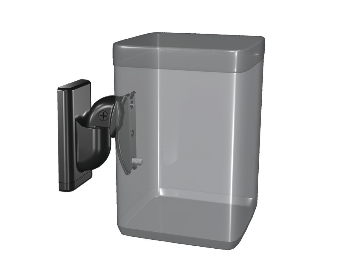 Wandhalter Paar zu Sonos ONE, PLAY:1 & 3 - schwarz