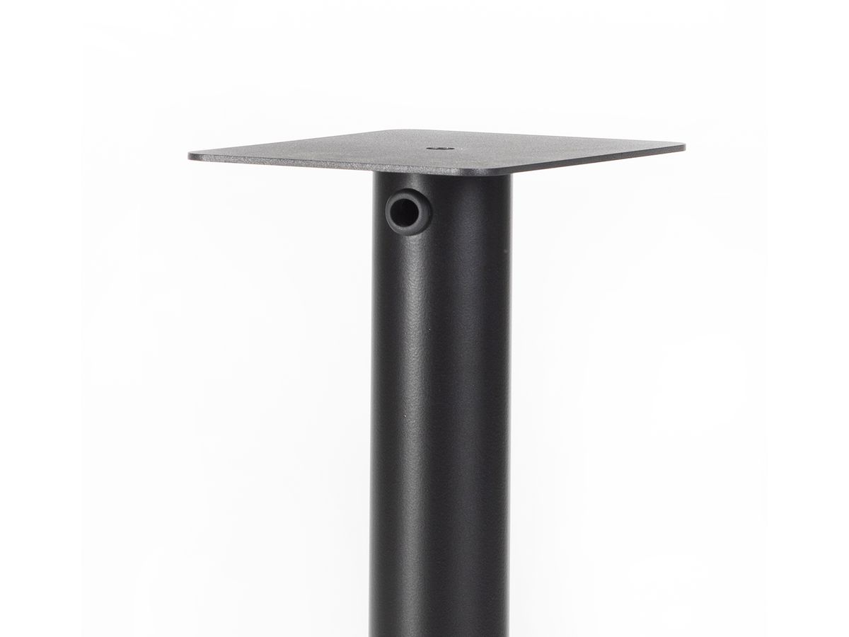 SP100 - Schwarz Ätzglas, Säule Schwarz Matt