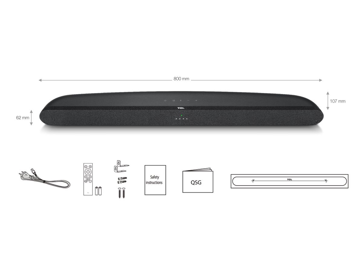 TS6100 - 2.0 Kanal Heimkinosoundbar