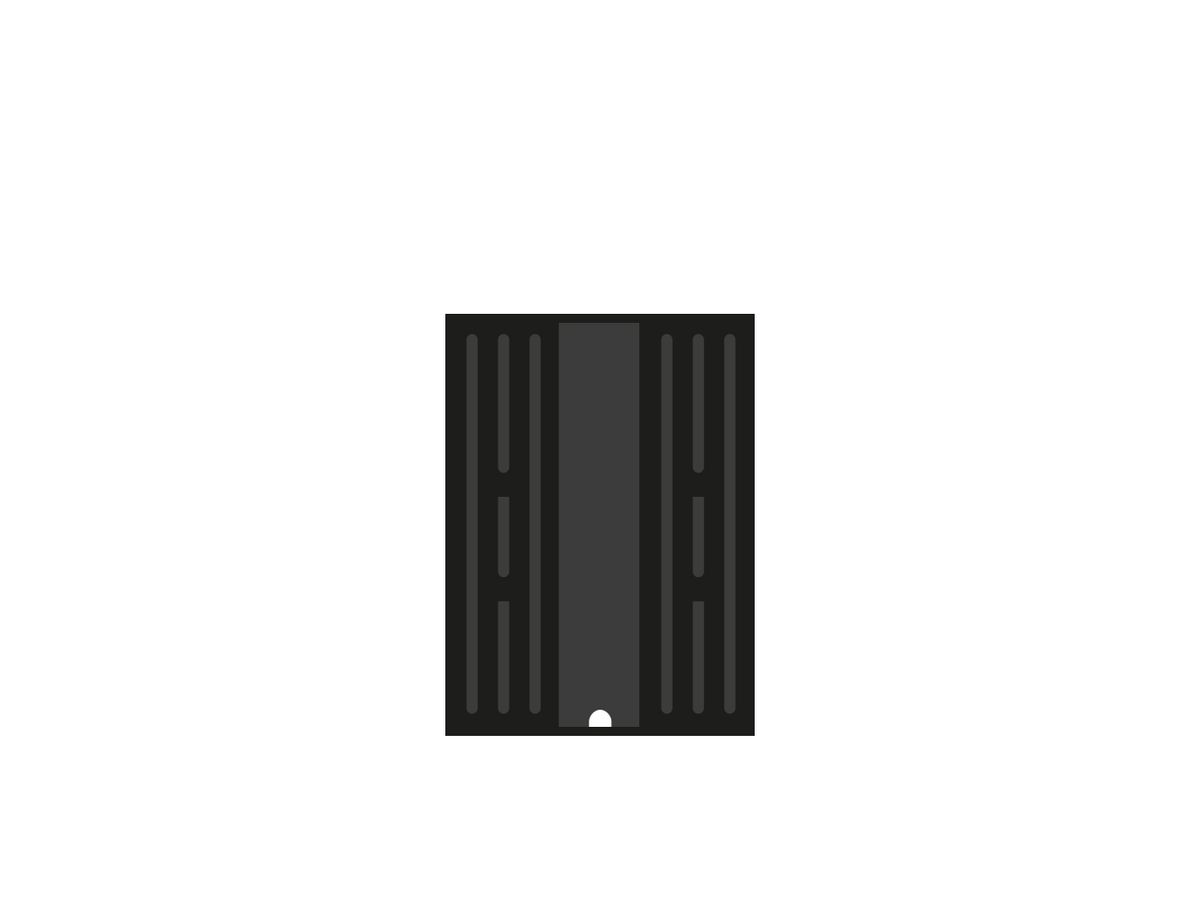 Bracket 65", Höhe: 65cm - Canvas TV-Halter einzeln