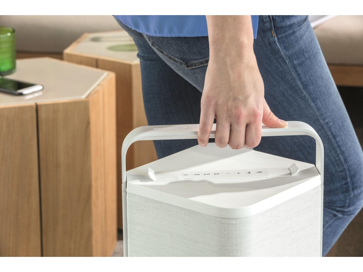 P9, weiss - Outdoor Bluetooth Speaker