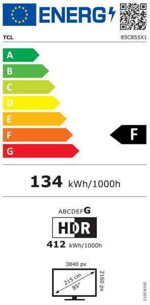 Étiquette énergétique 252298