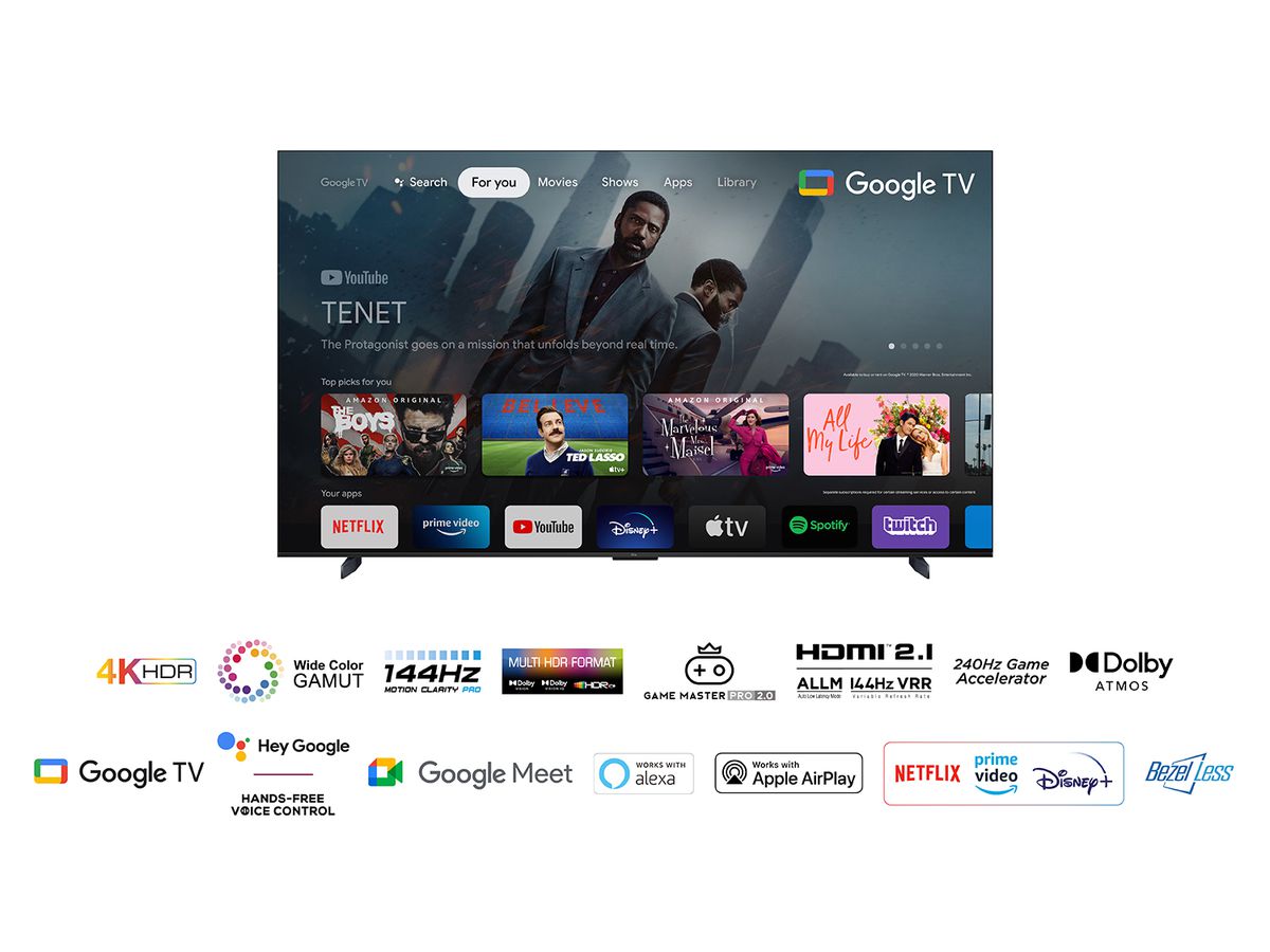 98P745 - 98 inch, 4K UHD,144Hz,WCG,GoogleTV