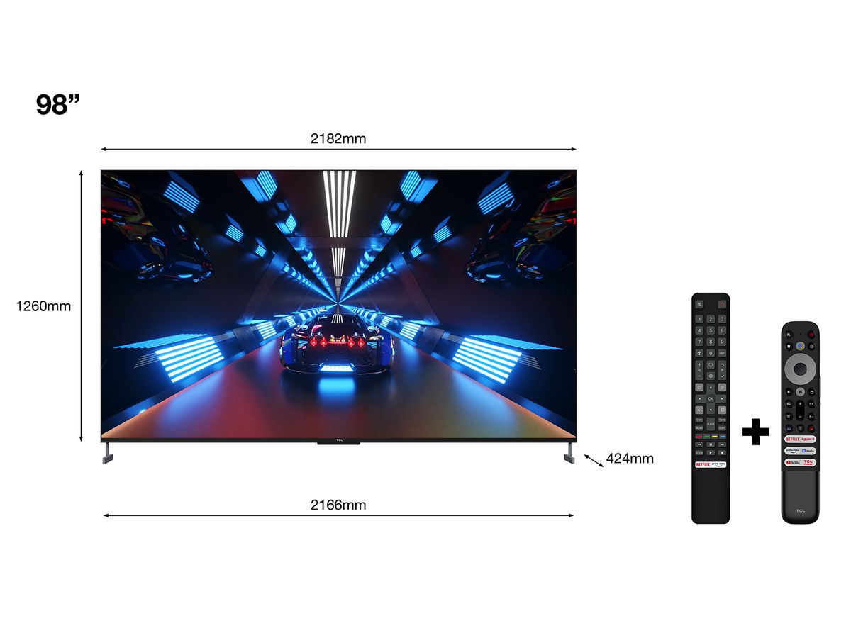 98C735 - 98 Zoll 4K UHD SmartTV,GoogleTV,120Hz