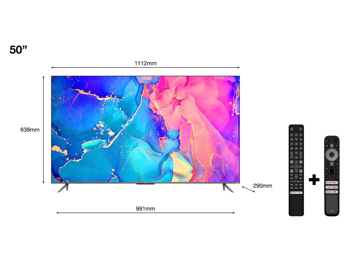 50C635 - 50 Zoll 4K UHD SmartTV,GoogleTV,QLED