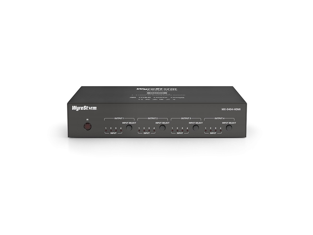 Wyrestorm MX-0404-HDMI - Matrix 4x4 HDMI, Audio Out
