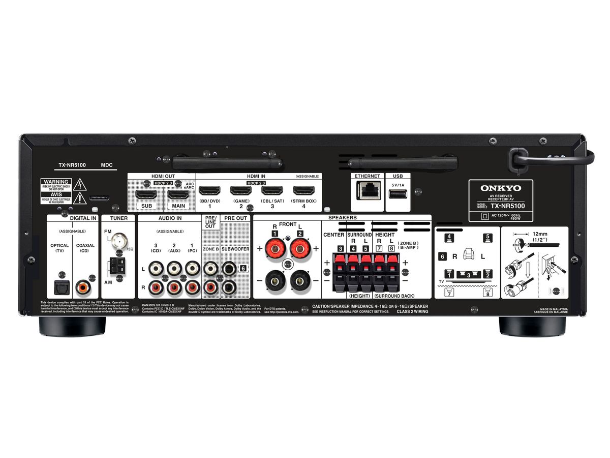 TX-NR5100 - 7.2 AV-Receiver, noir