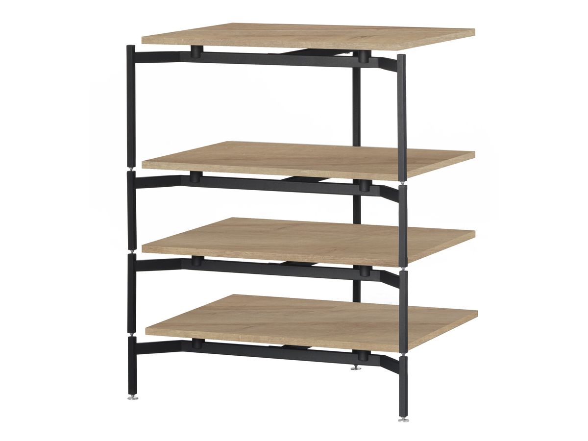 RX6040 - Laminat Eiche, Schwarz Metall