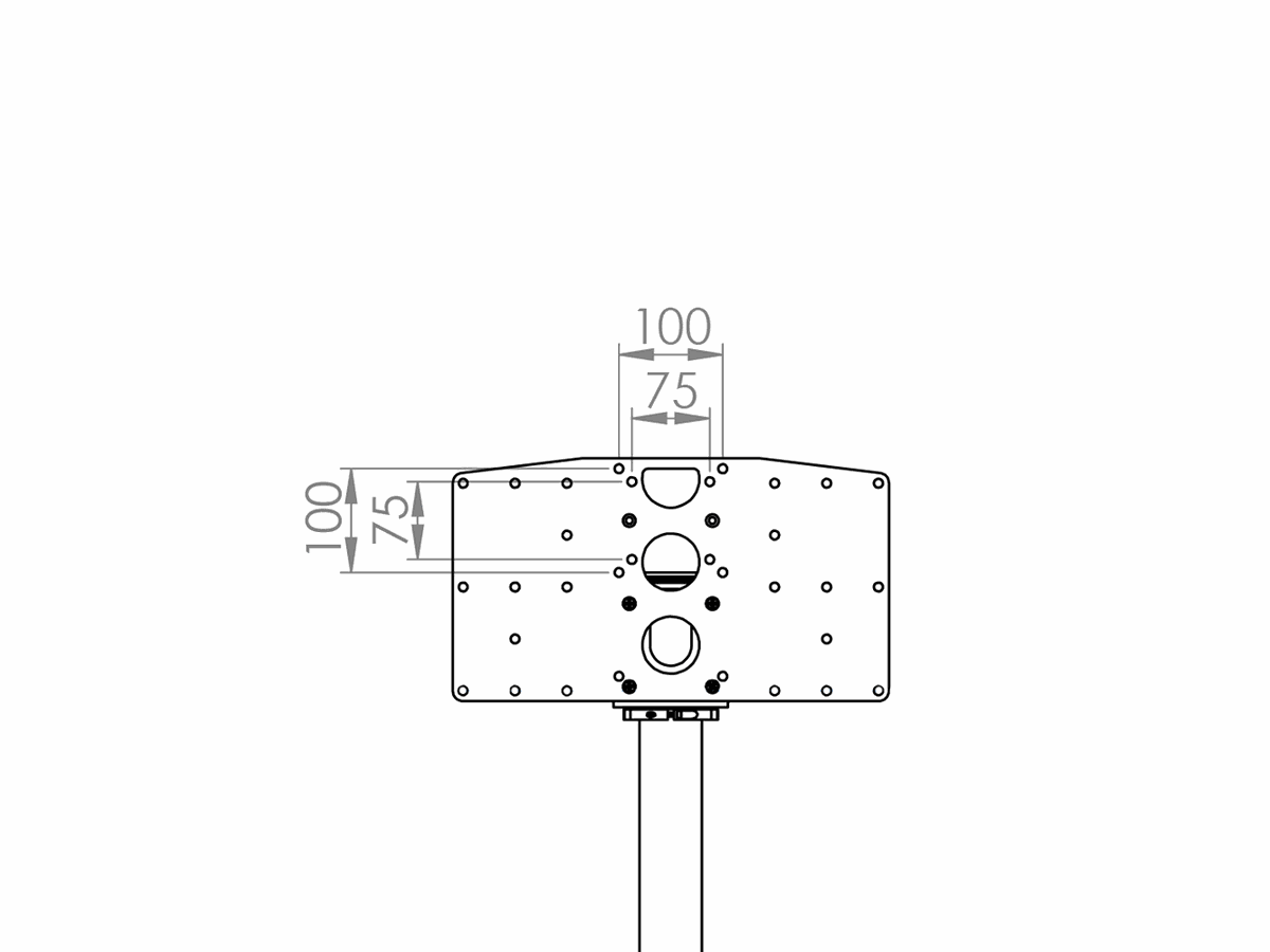 CAV-V01 - Montageplatte Universell 400x400